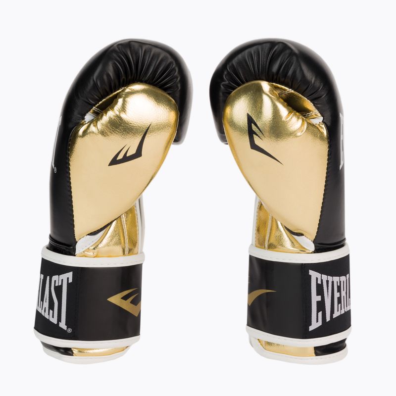 Рукавиці воксерські чоловічі EVERLAST Powerlock Pu чорні 2200 4