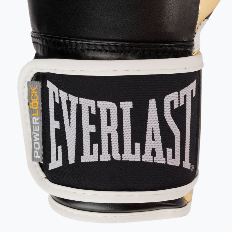 Рукавиці воксерські чоловічі EVERLAST Powerlock Pu чорні 2200 5