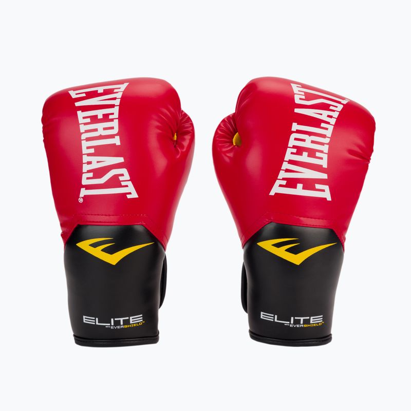 Рукавиці воксерські EVERLAST Pro Style Elite 2 червоні 2500