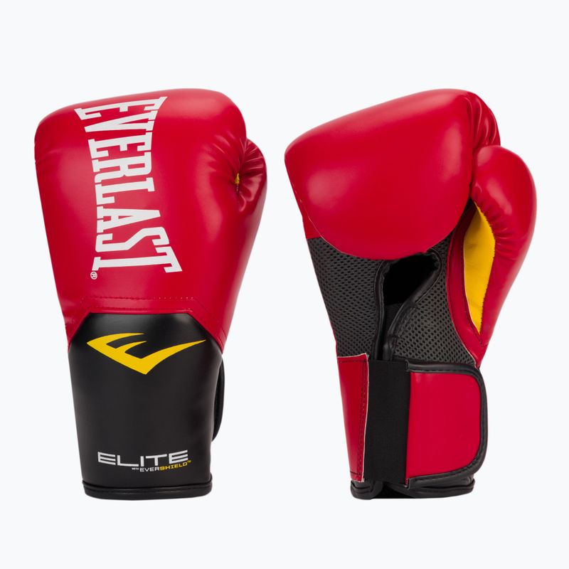 Рукавиці воксерські EVERLAST Pro Style Elite 2 червоні 2500 3