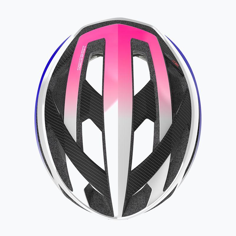 Шолом велосипедний Rudy Project Rebel pearl metal/pink/cyber blue shiny 5