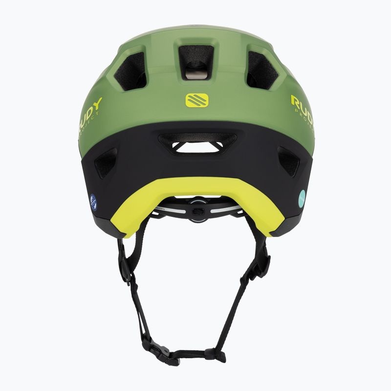 Шолом велосипедний Rudy Project Terraform met.olive/black/acid green matte 4