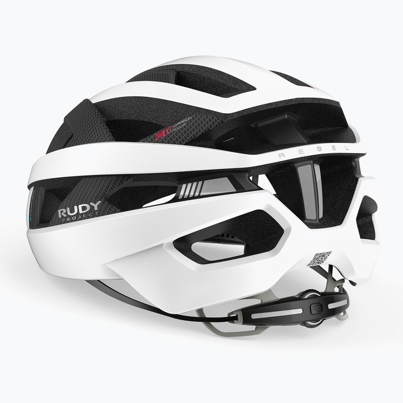 Шолом велосипедний Rudy Project Rebel carbon white matte 4