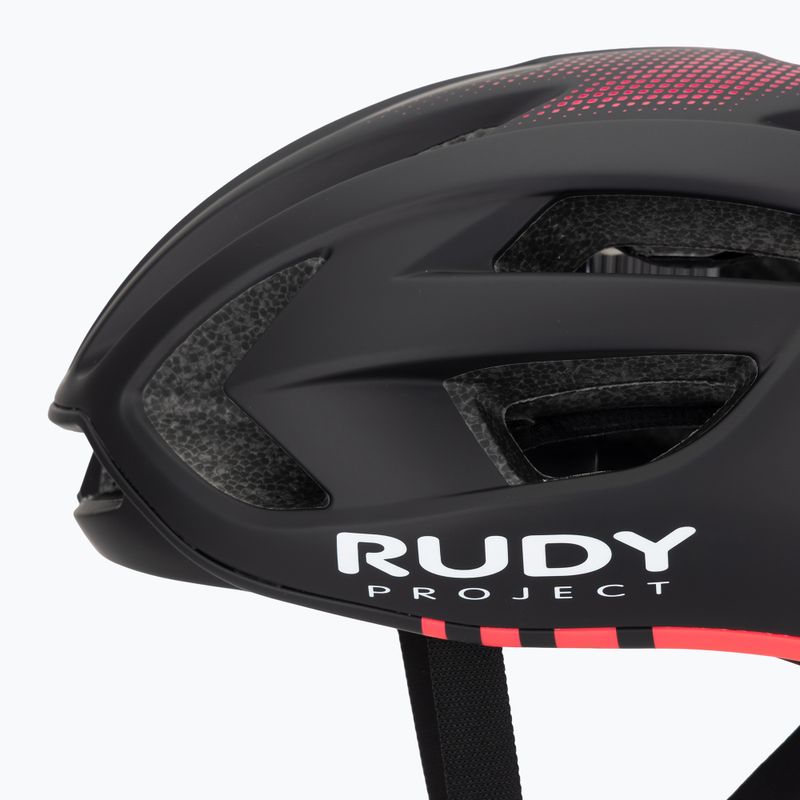 Шолом велосипедний Rudy Project Egos black/pink fluo matte 7