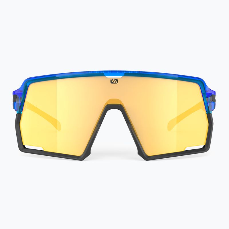 Окуляри сонцезахисні Rudy Project Kelion crystal blue gloss/multilaser yellow 2