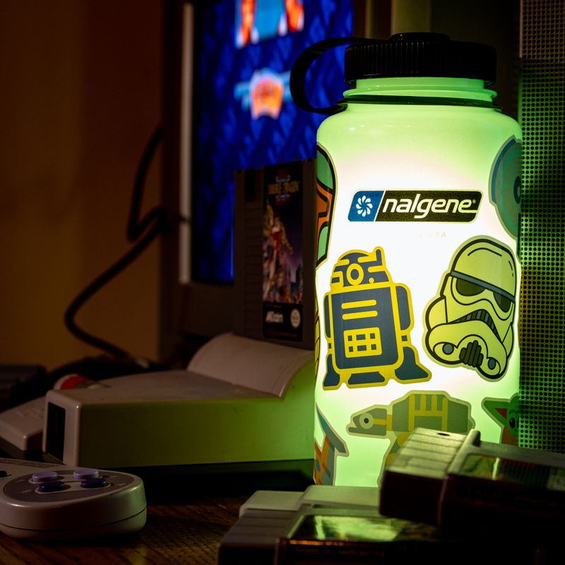 Туристична пляшка Nalgene Wide Mouth 1000 мл glow green 4