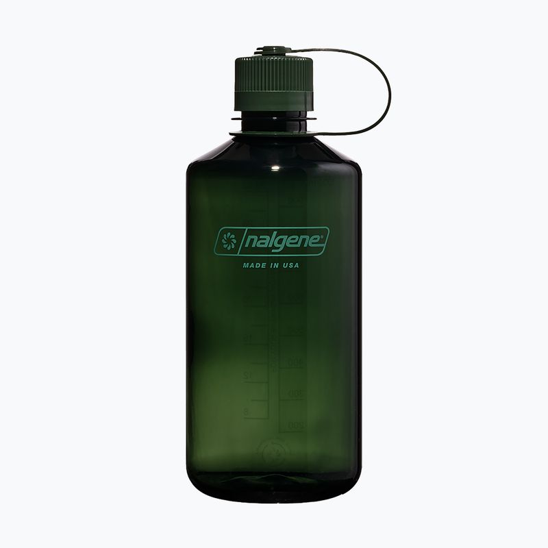 Туристична пляшка Nalgene Narrow Mouth Sustain 1000 мл, колір нефритовий