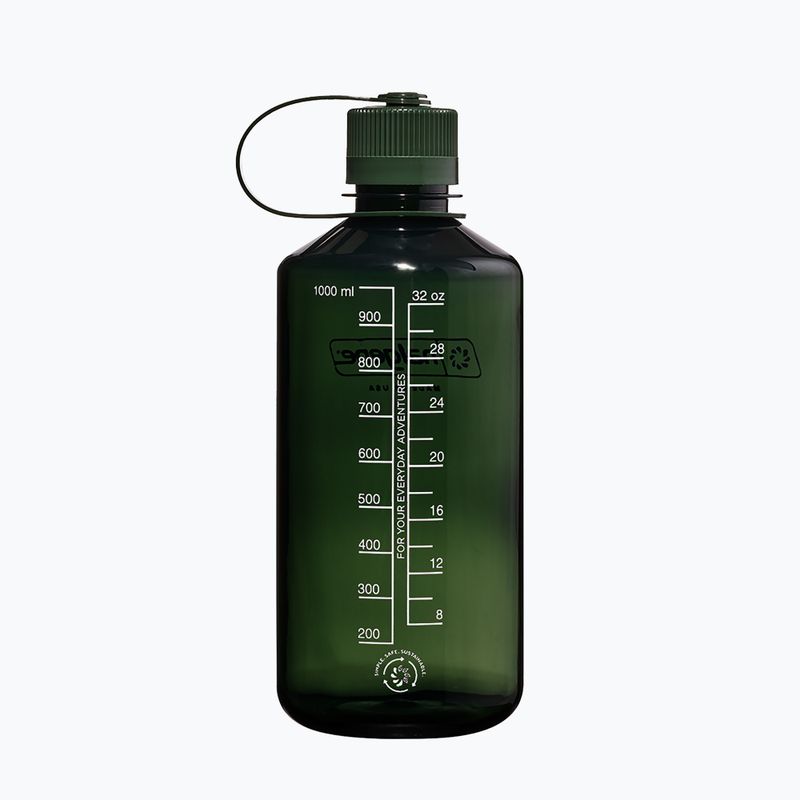 Туристична пляшка Nalgene Narrow Mouth Sustain 1000 мл, колір нефритовий 2