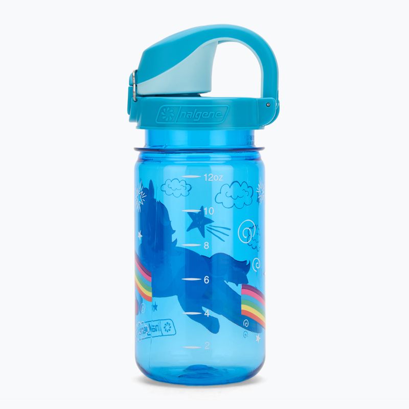 Туристична пляшка Nalgene On The Fly Kids 350 мл синій єдиноріг 3