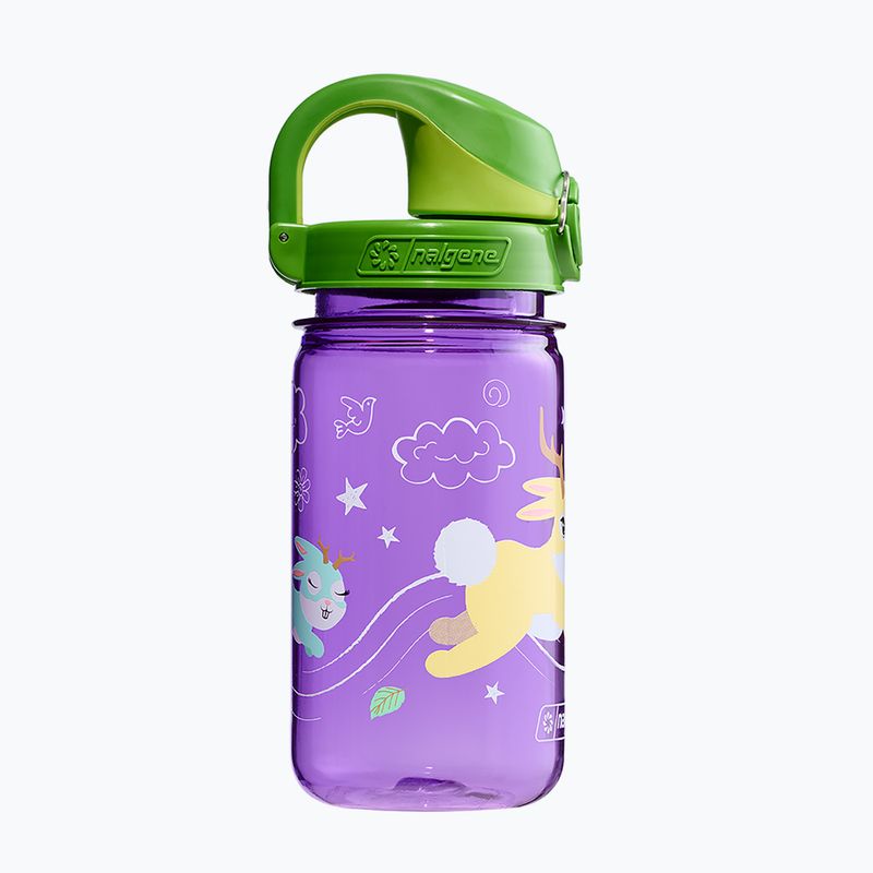 Туристична пляшка Nalgene On The Fly Kids 350 мл purple jackalope 4