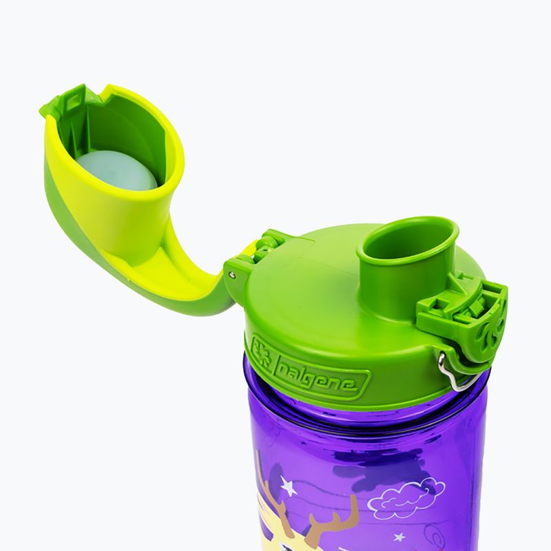 Туристична пляшка Nalgene On The Fly Kids 350 мл purple jackalope 6