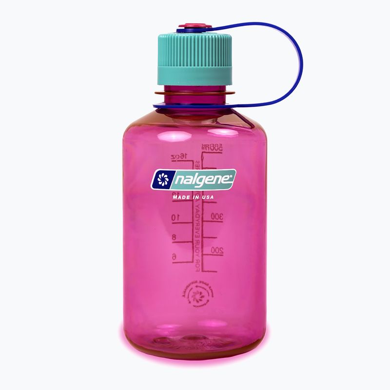 Пляшка туристична Nalgene Narrow Mouth Sustain 500 мл electric magenta