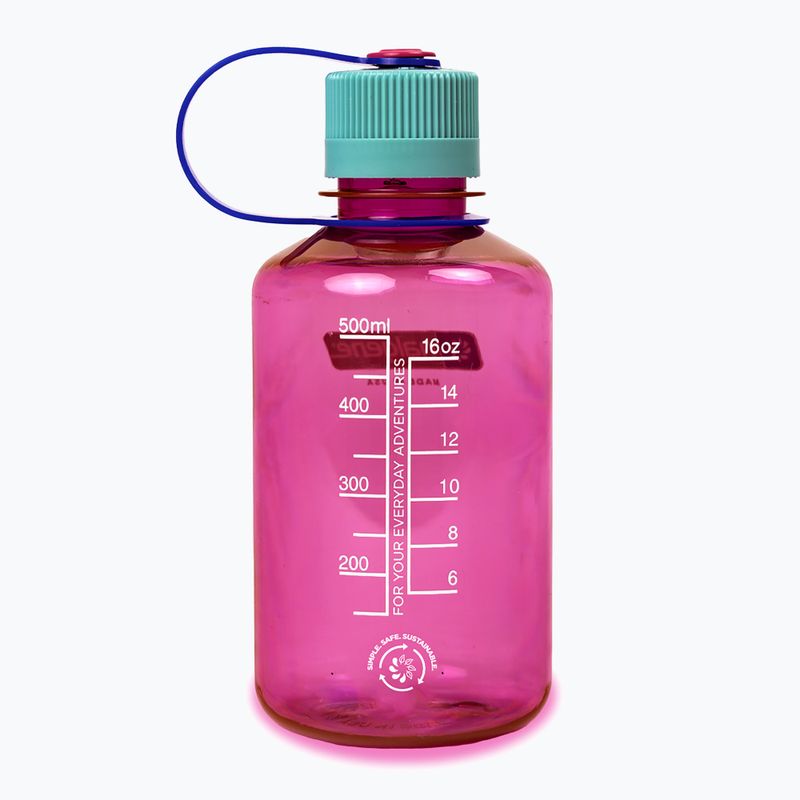 Пляшка туристична Nalgene Narrow Mouth Sustain 500 мл electric magenta 2