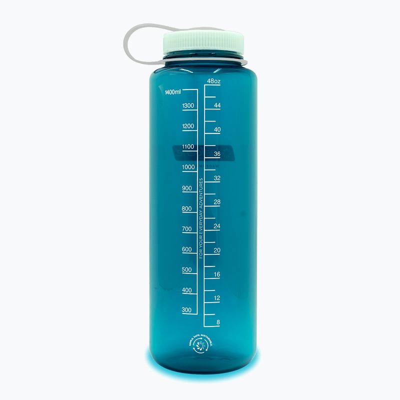 Пляшка туристична Nalgene Wide Mouth Silo Sustain 1400 мл trout 2