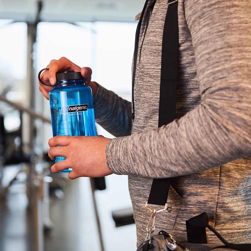 Пляшка туристична Nalgene Wide Mouth Sustain 1L блакитна 2020-1732 3