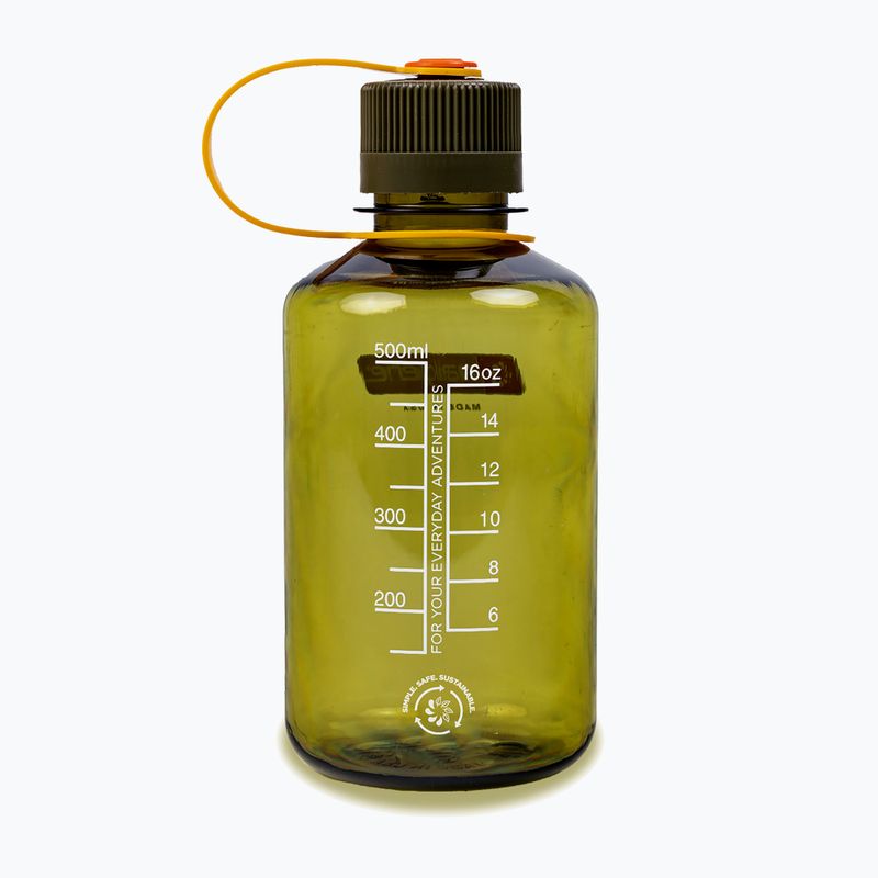 Пляшка туристична Nalgene Narrow Mouth 473 ml olive 2