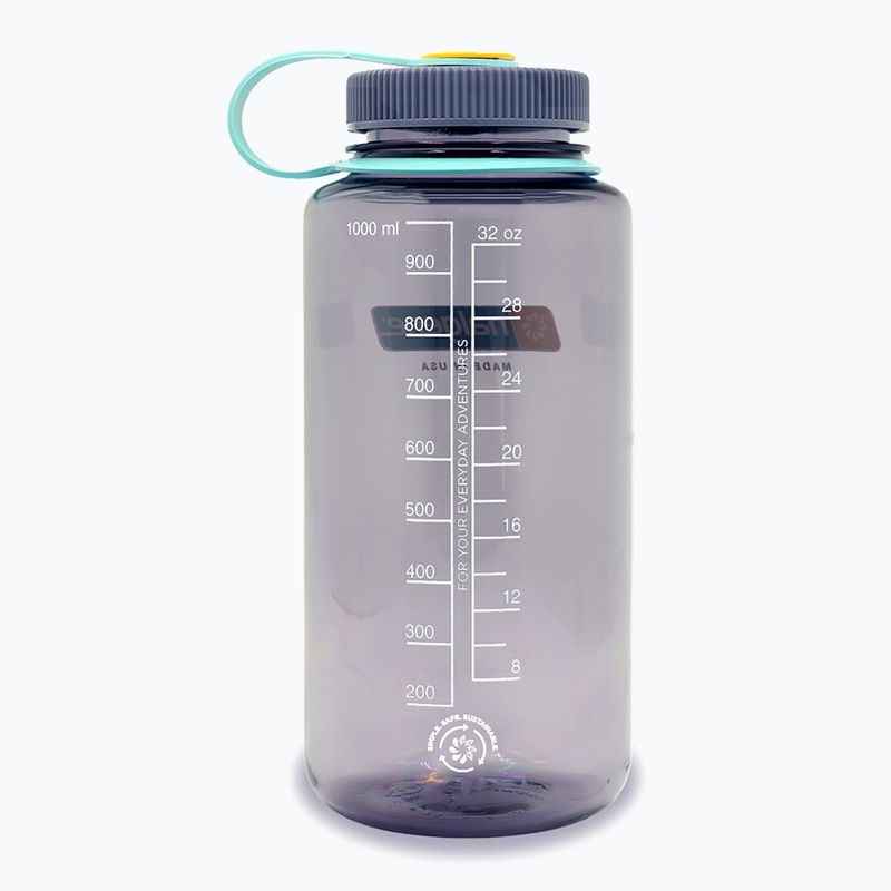 Туристична пляшка Nalgene Wide Mouth Sustain 1000 мл кольору баклажан 2