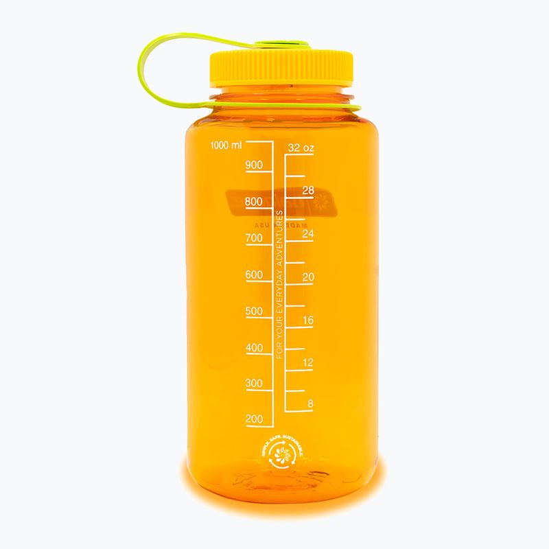 Пляшка туристична Nalgene Wide Mouth Sustain 1000 мл clementine 2