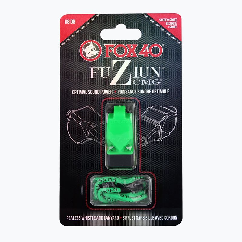 Fox 40 Fuzion CMG неоновий зелений струнний свисток 4