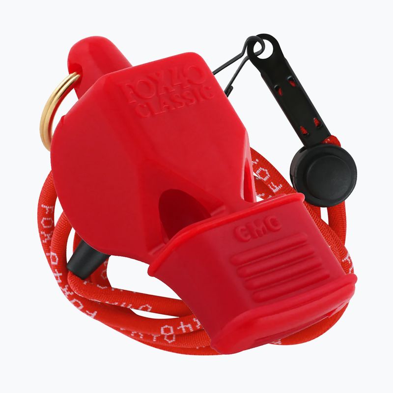 Свисток зі шнурком Fox 40 Classic CMG Safety червоний 9603
