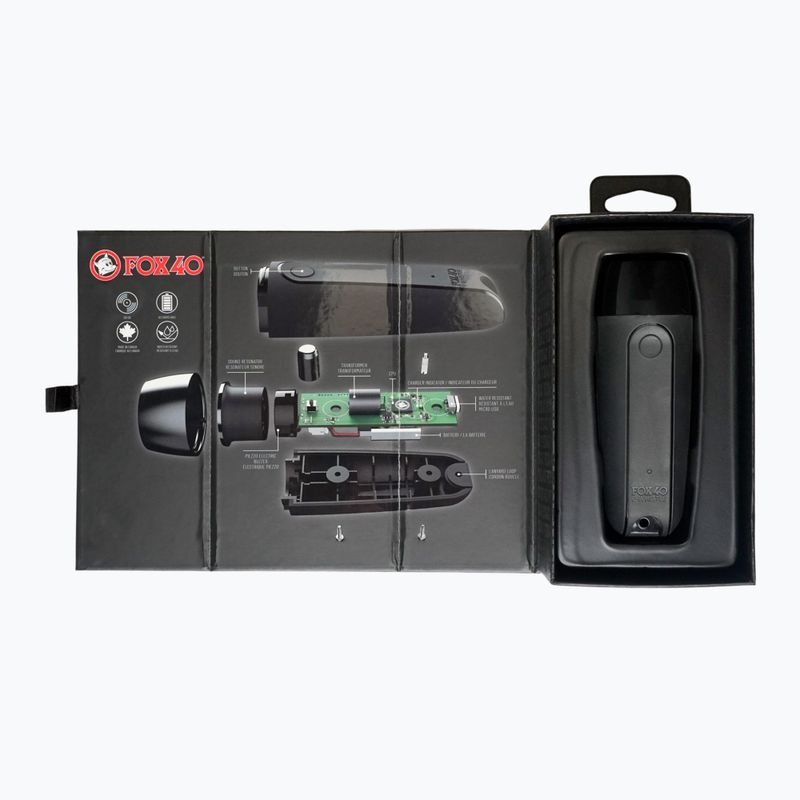 Свисток Fox 40 Rechargeable Electronic 2.0 чорний 6