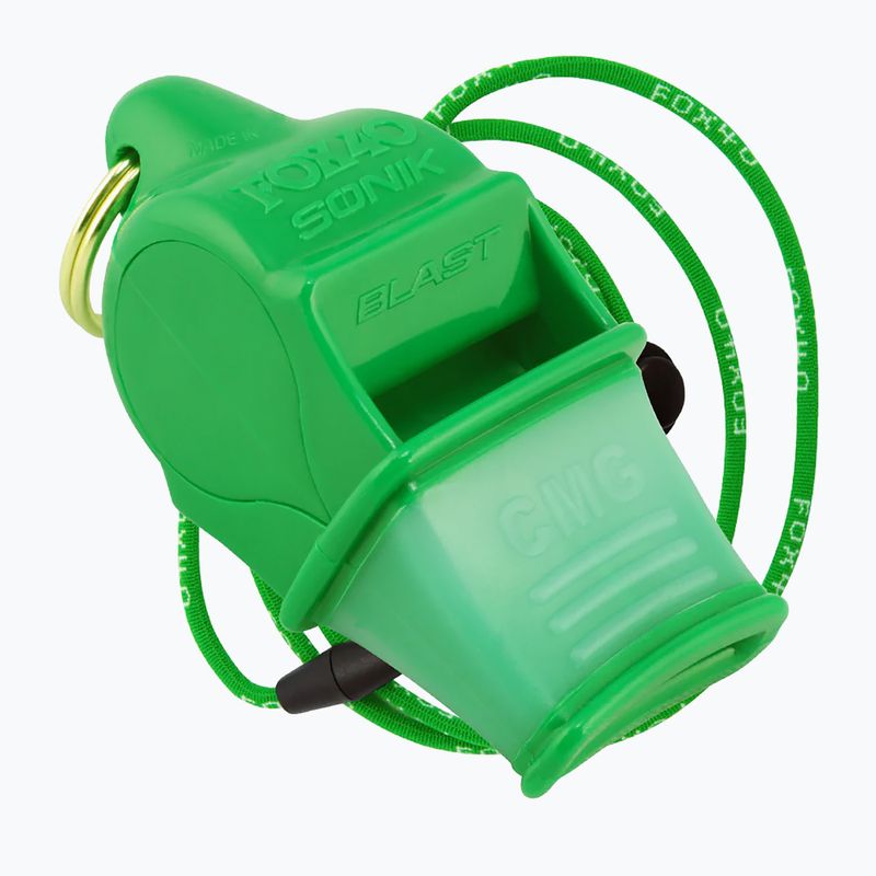 Свисток зі шнурком Fox 40 Sonik Blast CMG Neon Green 9203