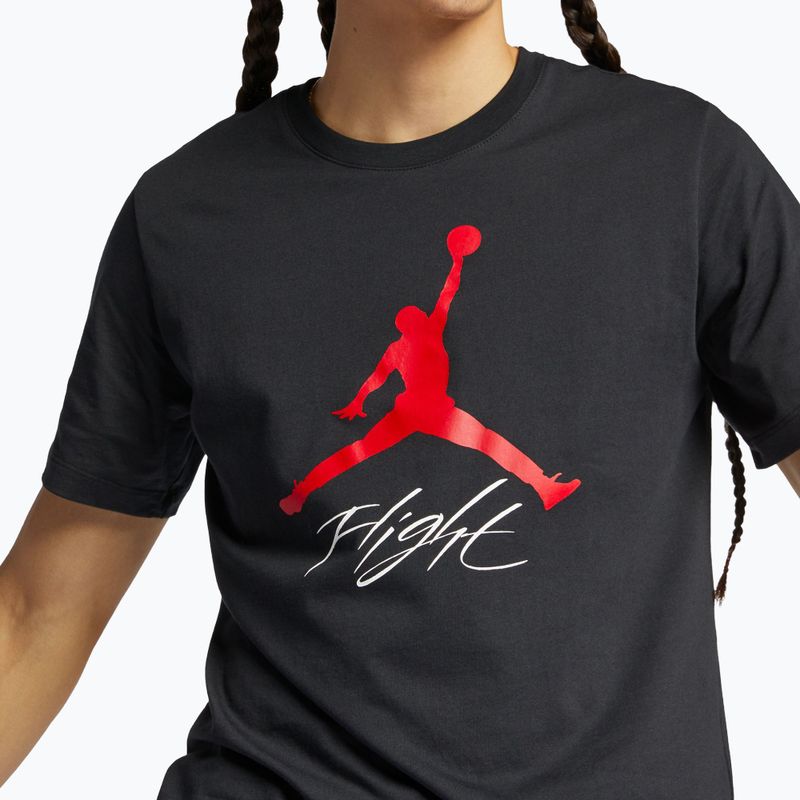 Футболка чоловіча Jordan Jumpman Flight black/gym red 5