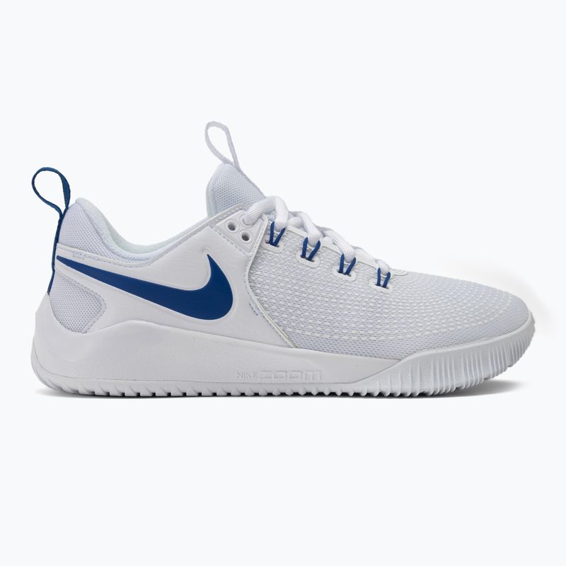 Жіночі волейбольні кросівки Nike Air Zoom Hyperace 2 білі/королівські 2