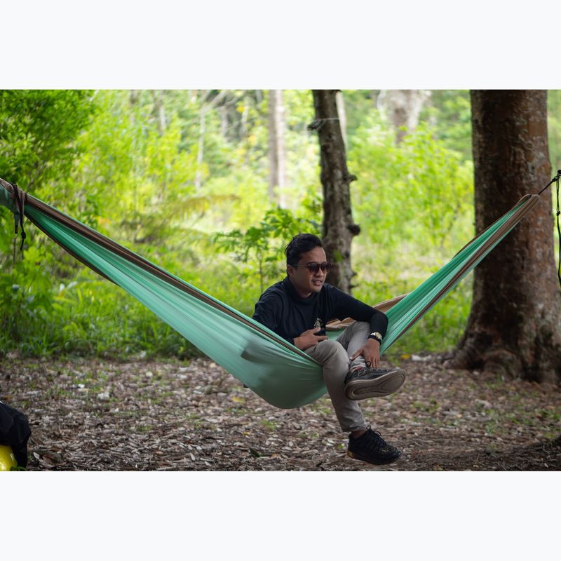 Гамак туристичний двомісний Ticket To The Moon Original mint/ice brown 8