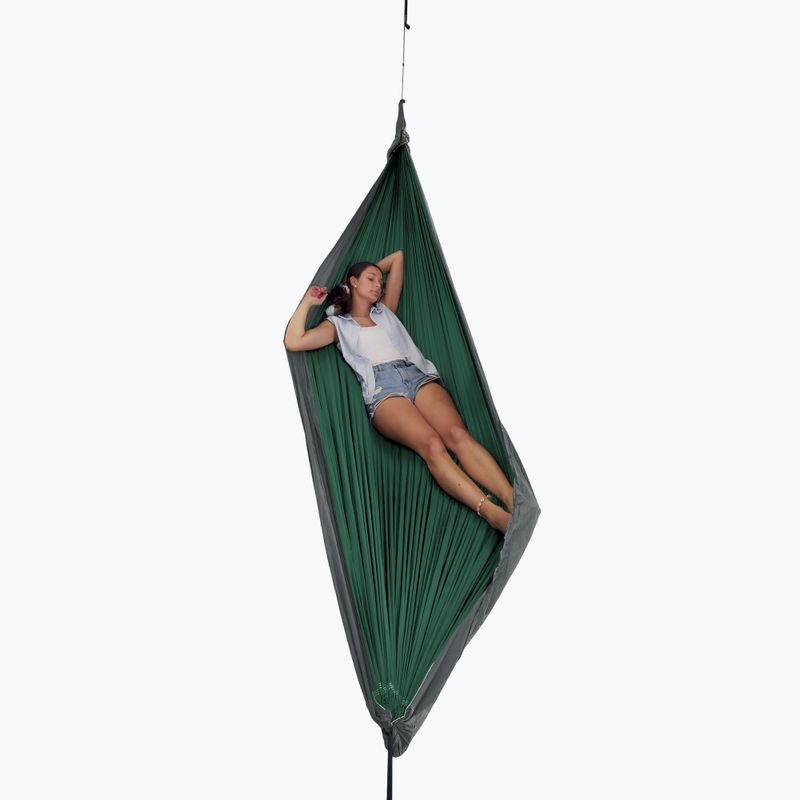 Гамак туристичний двомісний Ticket To The Moon Original petrol green/dark grey 3