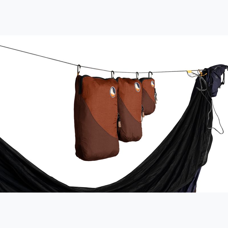 Набір органайзерів Ticket To The Moon Travel Cube Set 3 pcs. chocolate/cooper 2