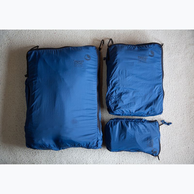 Набір органайзерів Ticket To The Moon Travel Cube Set 3 pcs. lightest blue/blue 3