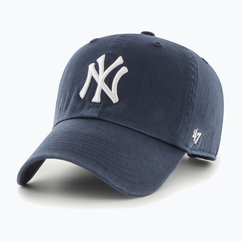 47 Бейсболка MLB New York Yankees CLEAN UP темно-синього кольору