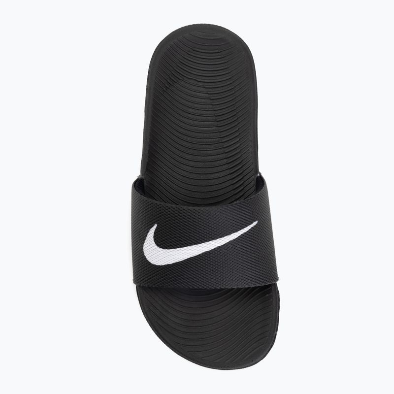 Шльопанці дитячі Nike Kawa black/white 5