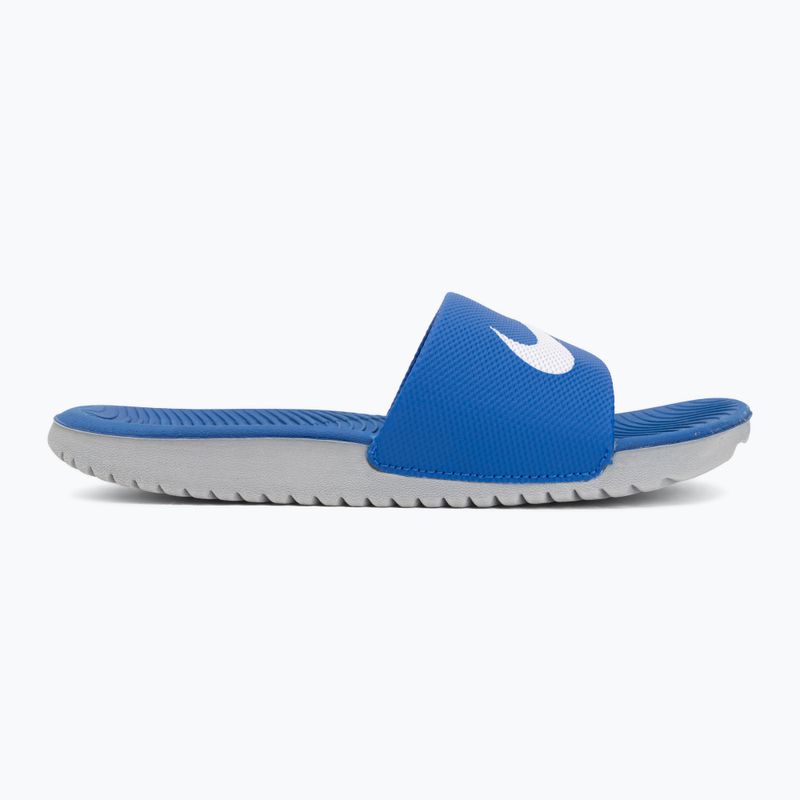 Шльопанці дитячі Nike Coffee hyper cobalt/white 2