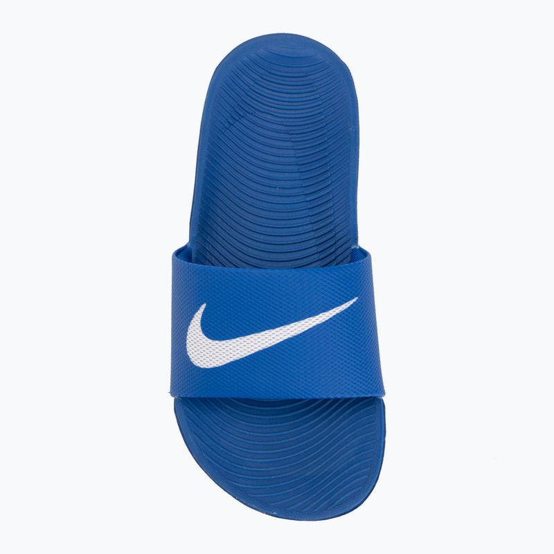 Шльопанці дитячі Nike Coffee hyper cobalt/white 5