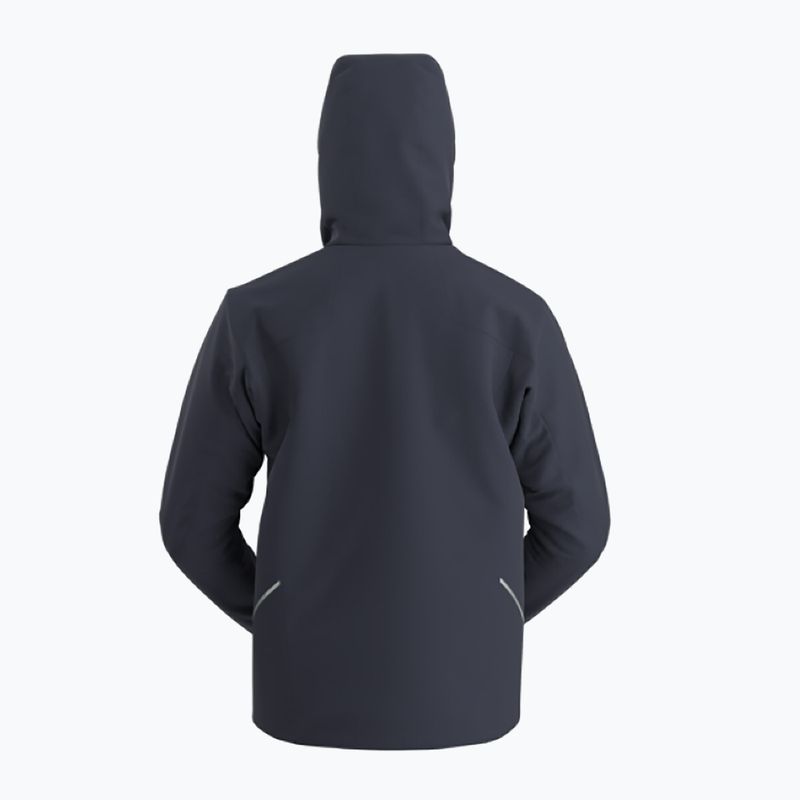 Куртка софтшел чоловіча Arc'teryx Solano Hoody black sapphire 4