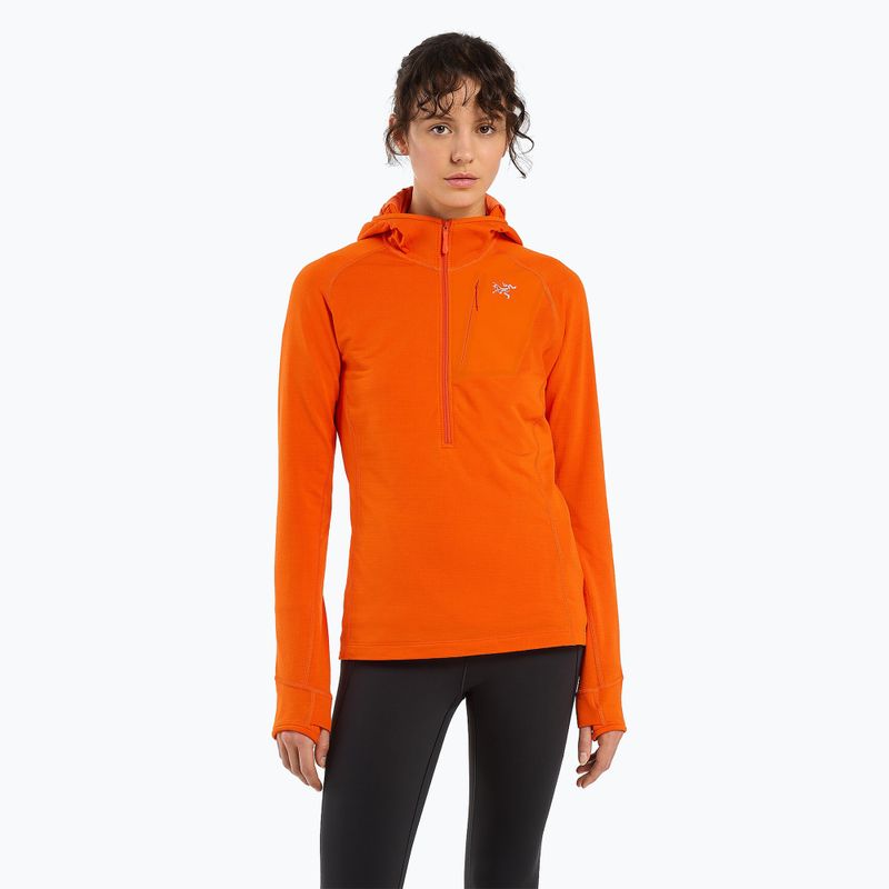 Кофта трекінгова жіноча Arc'teryx Delta Half Zip Hoody phenom