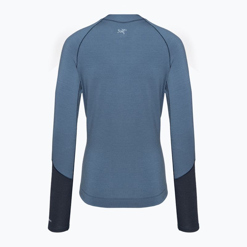 Термокофта жіноча Arc'teryx Rho Wool Crew moonlit/black sapphire 2