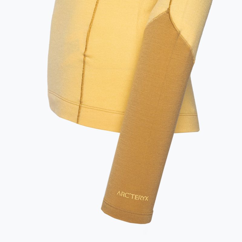 Термокофта жіноча Arcteryx Rho Wool Crew sunstone/retreat 3