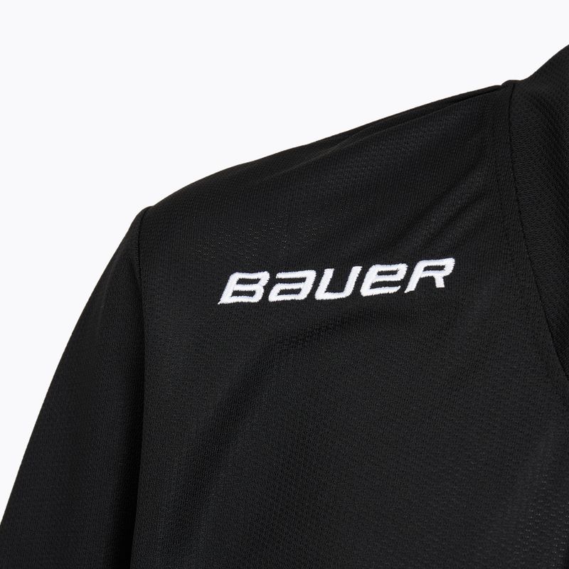 Лонгслів хокейний дитячий Bauer Flex Practice Jersey Jr black 3