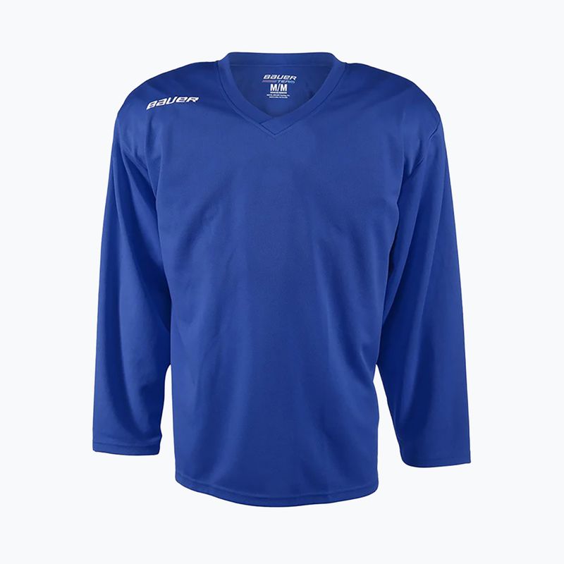 Лонгслів хокейний дитячий Bauer Flex Practice Jersey Jr blue