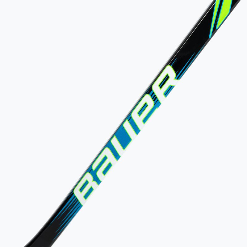 Ключка хокейна Bauer X Series Grip Sr F40 чорна/біла/синя 2