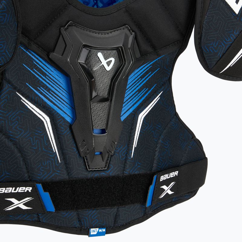 Наплічники хокейні Bauer X Shoulder Pad Int black/blue 4