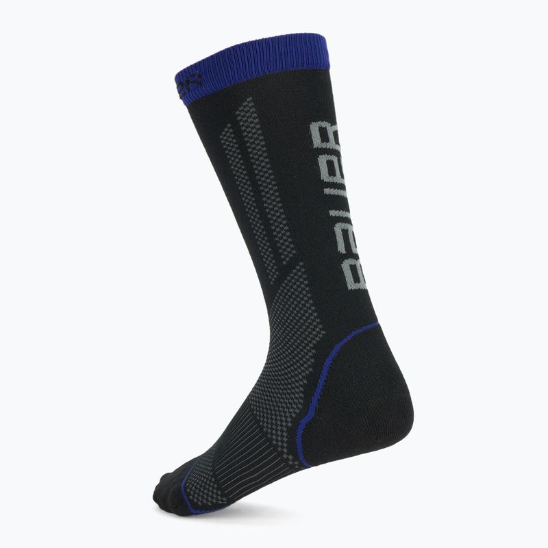 Шкарпетки хокейні Bauer Tall Performance S25 black/blue 2