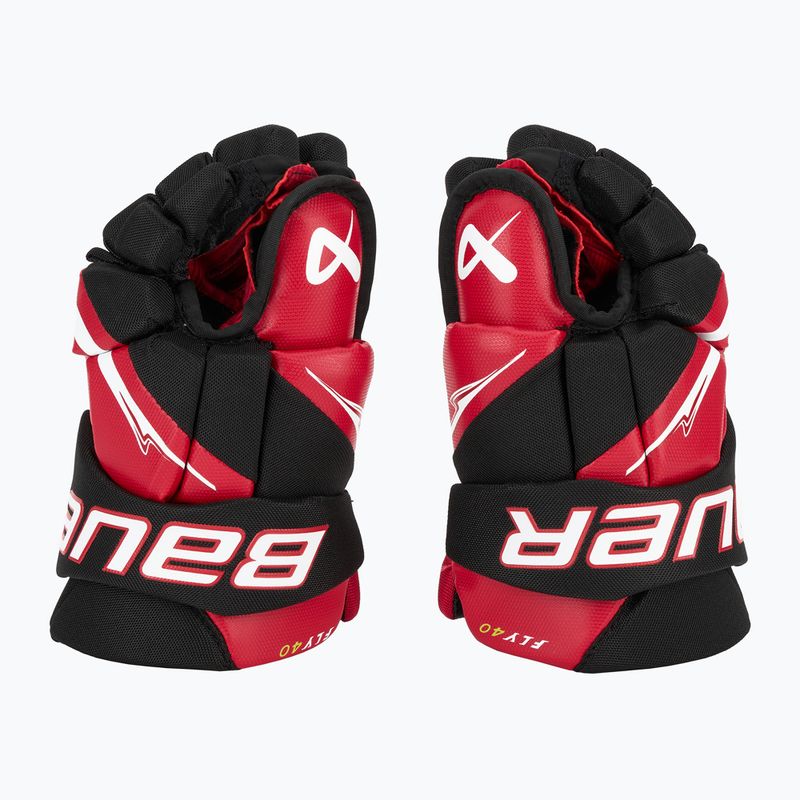 Рукавиці хокейні Bauer Vapor Fly40 Int black/red 4