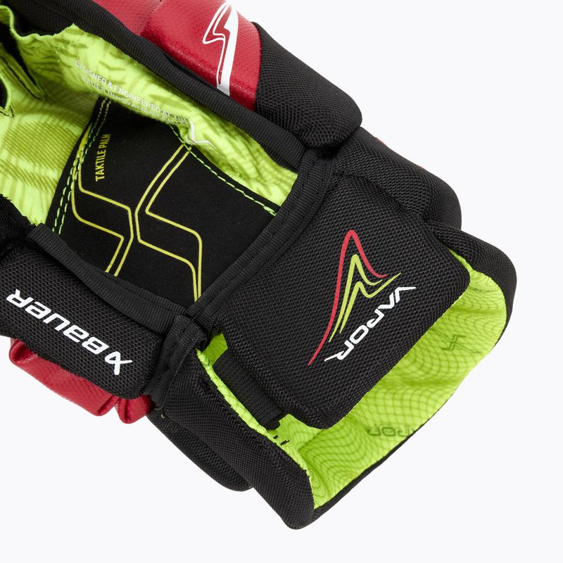 Дитячі хокейні рукавички Bauer Vapor Fly40 Jr black/red 6