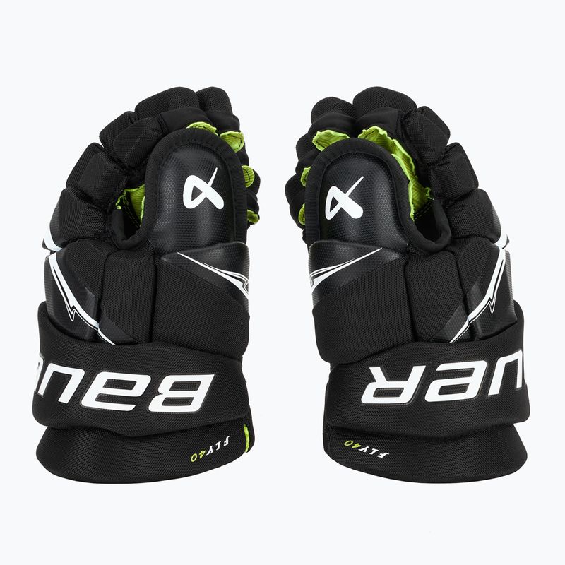 Дитячі хокейні рукавички Bauer Vapor Fly40 Jr black/white 4