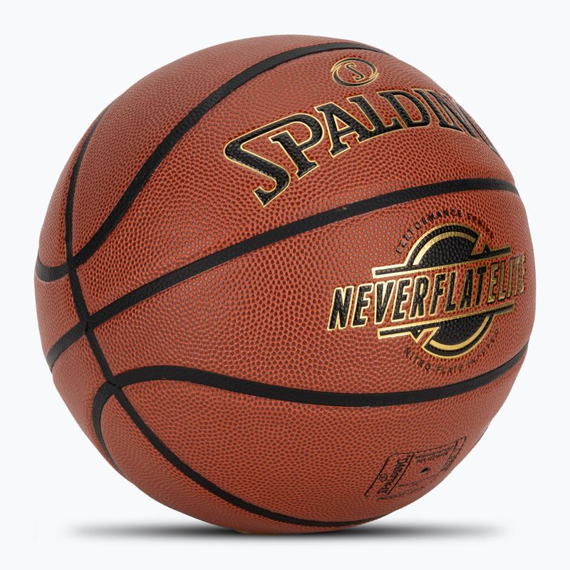 Баскетбольний м'яч Spalding NeverFlat Elite 76573Z Розмір 7 2