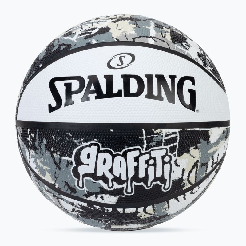 М'яч для баскетболу Spalding Graffiti білий розмір 7